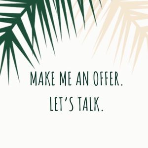 Willing to negotiate prices!